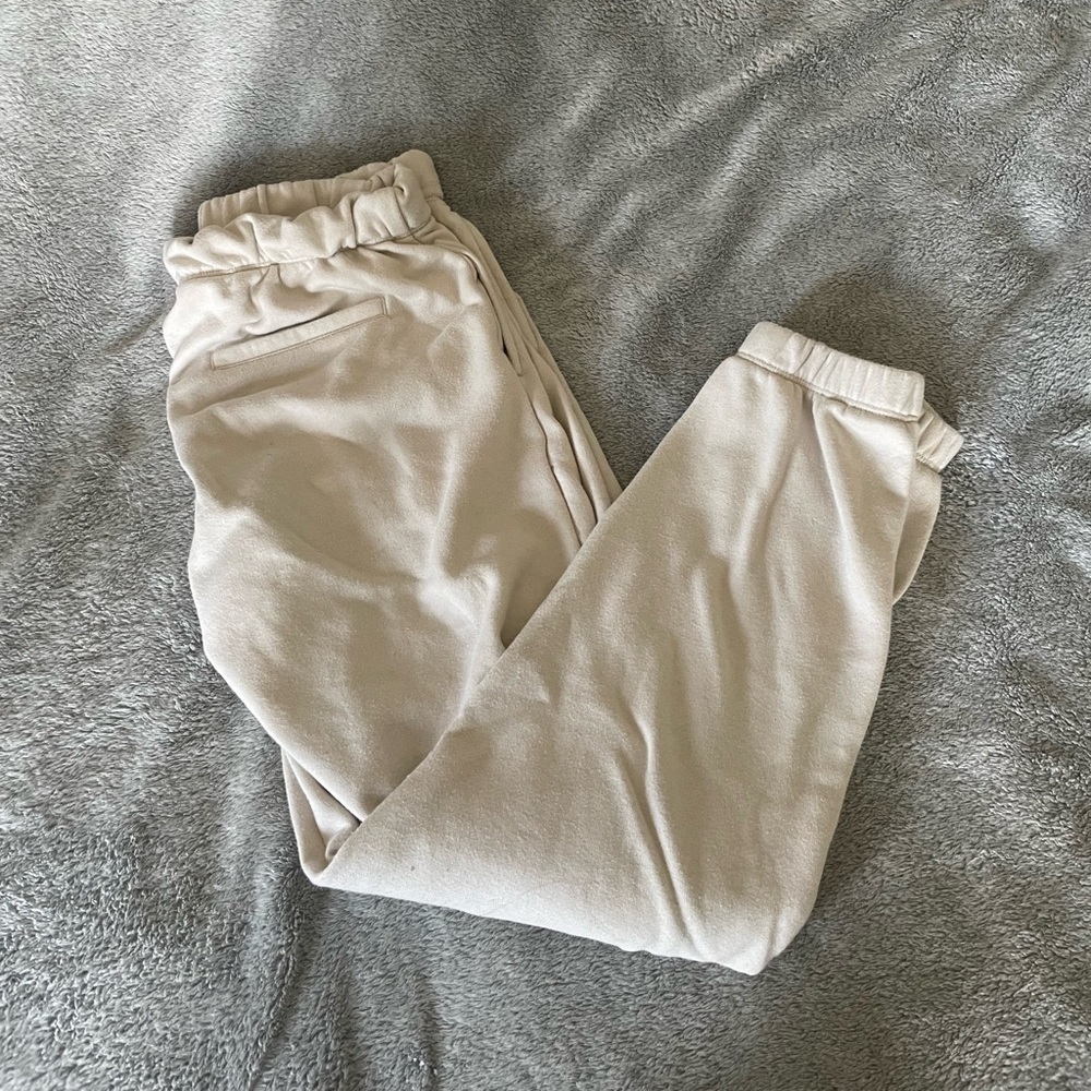 Tan sweatpants
